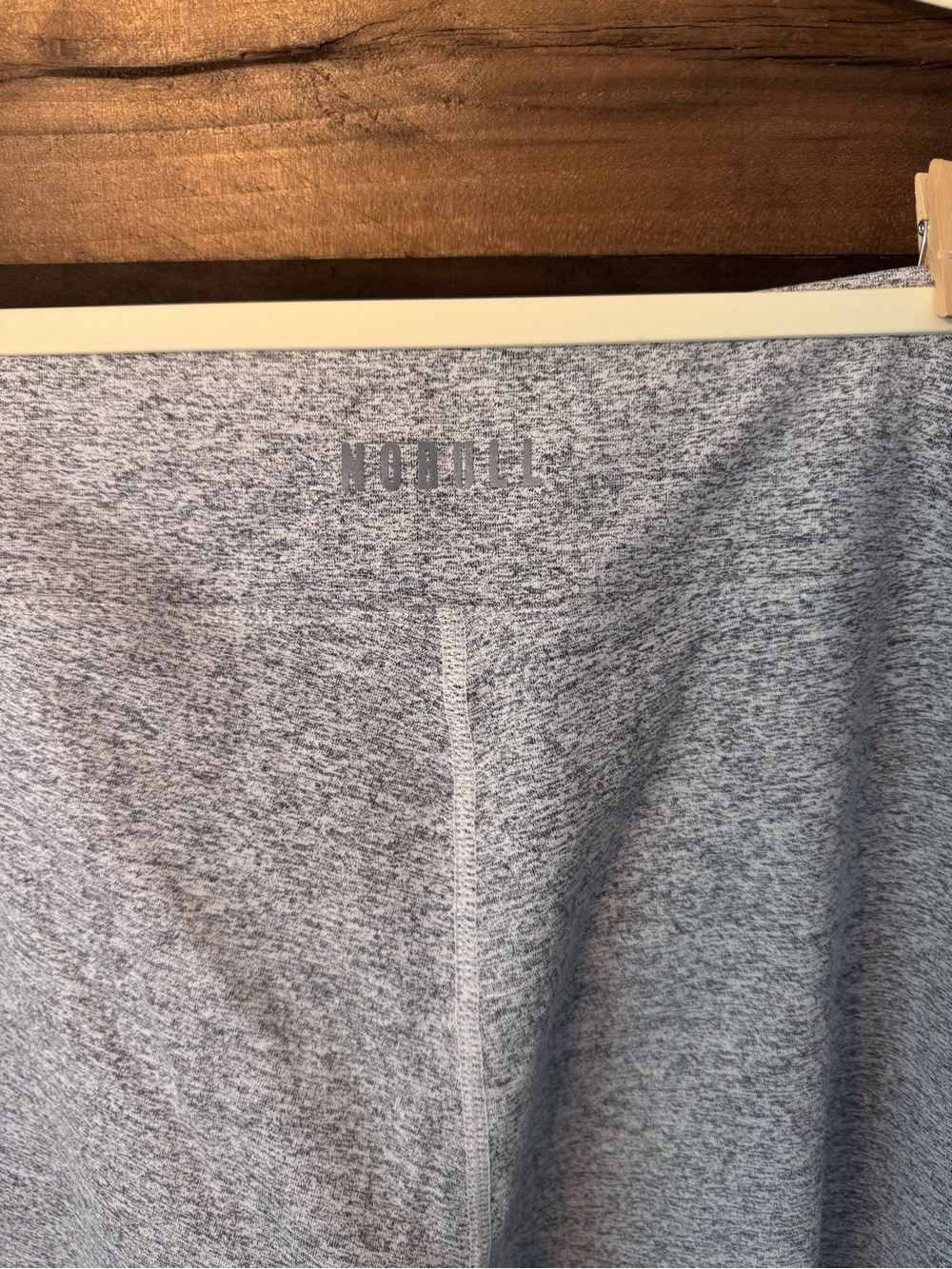 NOBULL Heather Gray Performance Leggings - Picture 3 of 3